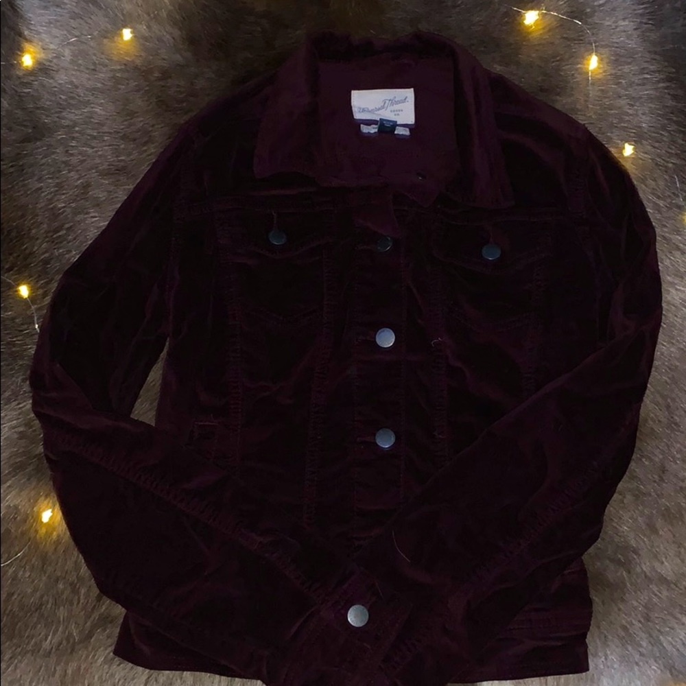 Corduroy button up jacket